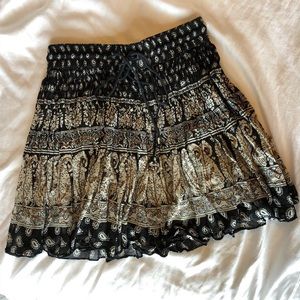 Band of Gypsies Boho Mini Skirt